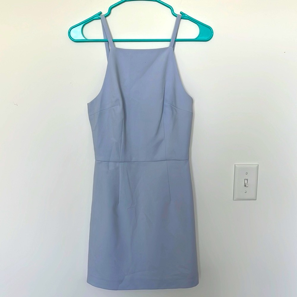 NWOT French Connection High Neck Whisper Mini Dress